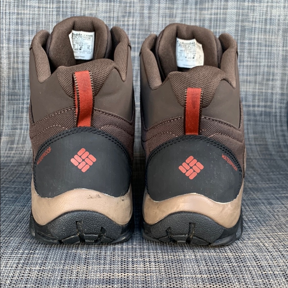 Columbia Buxton Peak Mid Waterproof Hiking Boots Outdoor Shoes Men’s size 12 - Picture 7 of 13